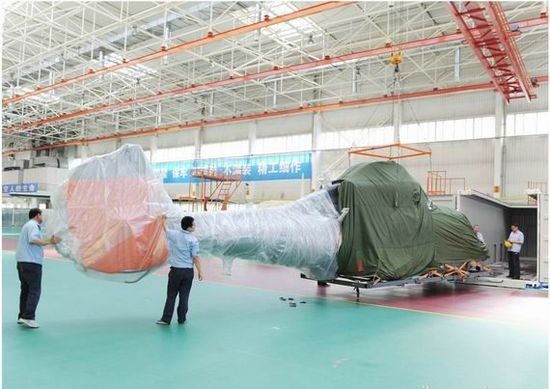 Máy bay trực thăng Z-9 Trung Quốc chuẩn bị bàn giao cho khách hàng (ảnh tư liệu)